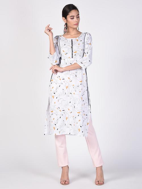digital printed straight kurta - 16299456 - Very Small Image - 1