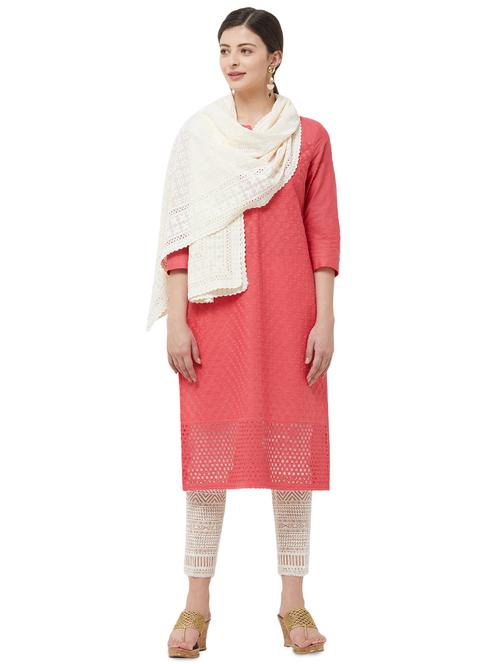 solid embroidered dupatta - 16300516 - Very Small Image - 1