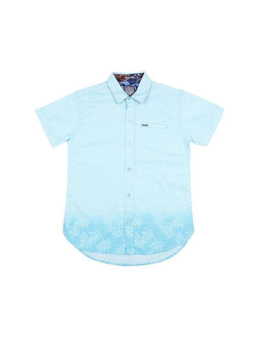 blue cotton shirt - 16300675 - Very Small Image - 1