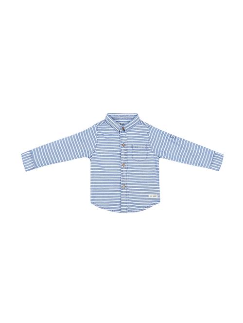 pocket patched striped shirt - 16300691 - Very Small Image - 1