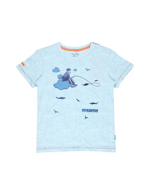 round neck quirky print t-shirt - 16300832 - Very Small Image - 1