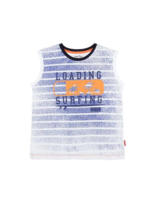 round neck striped t-shirt - 16300855 - Very Small Image - 1