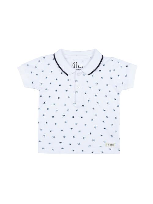 polo neck printed t-shirt - 16300913 - Very Small Image - 1