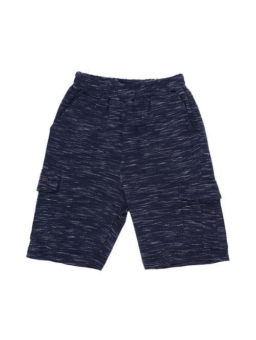 dark blue cotton shorts - 16301010 - Very Small Image - 1