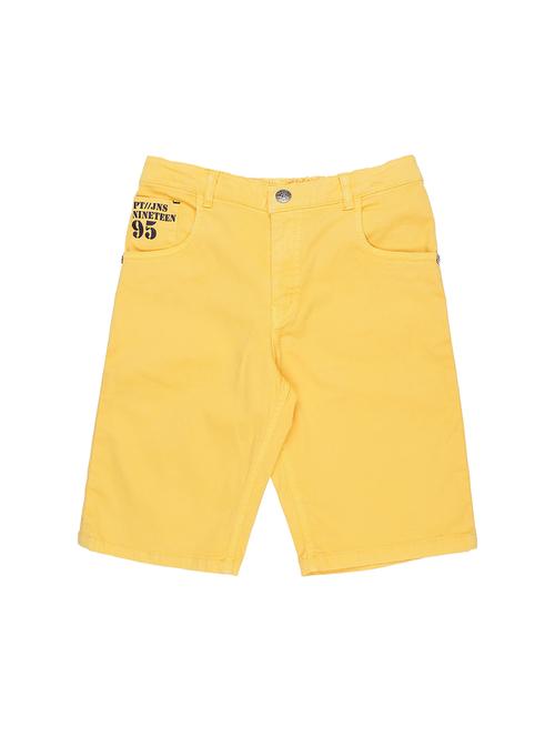 yellow denim three fourth - 16301027 - Very Small Image - 1