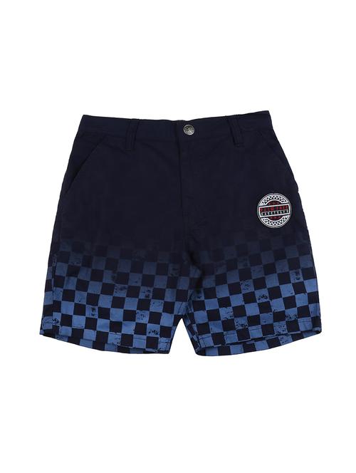 dark blue cotton shorts - 16301035 - Very Small Image - 1