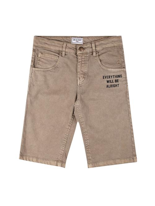 brown cotton three fourth - 16301040 - Very Small Image - 1