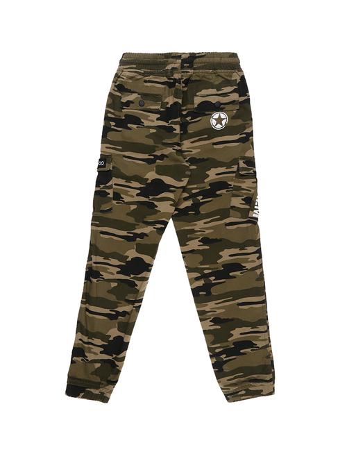 green cotton blend jogger - 16301191 - Very Small Image - 1