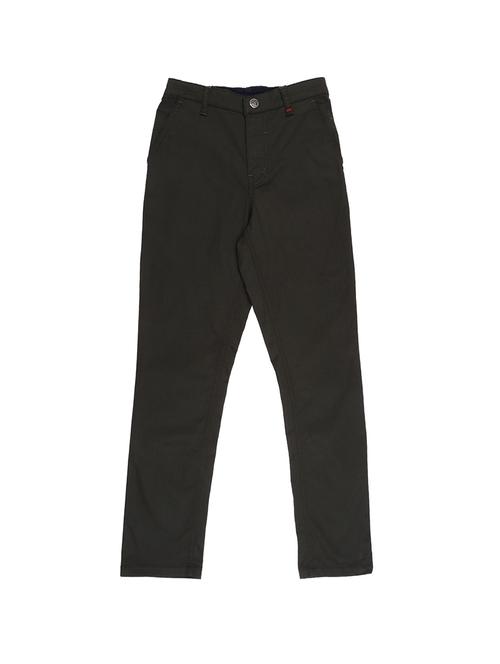 grey cotton blend casual trouser - 16301195 - Very Small Image - 1