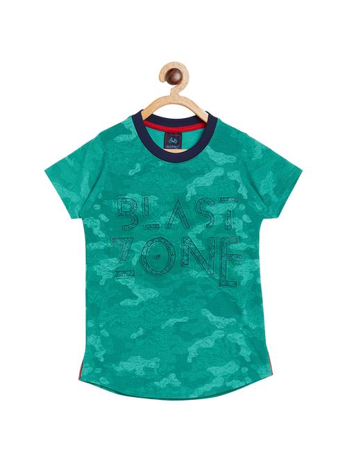 round neck camouflage t-shirt - 16301580 - Very Small Image - 1