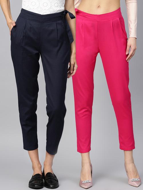 set of 2 tie knot pleated trouser - 16302074 - Very Small Image - 1