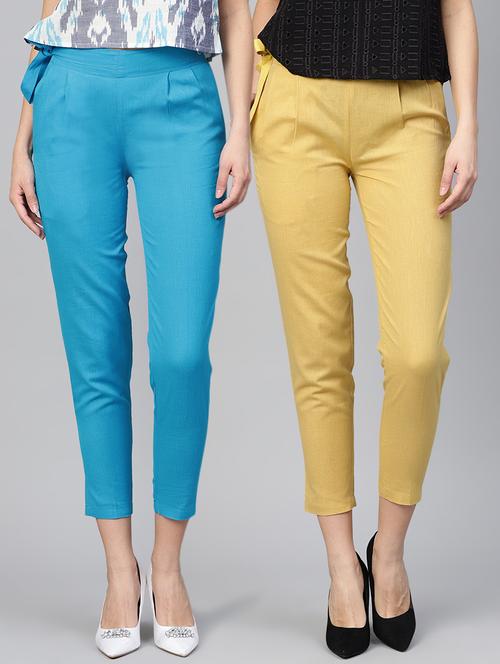 set of 2 tie knot pleated trouser - 16302087 - Very Small Image - 1