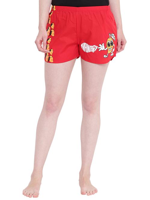 pocket patch quirky print shorts - 16302347 - Very Small Image - 1