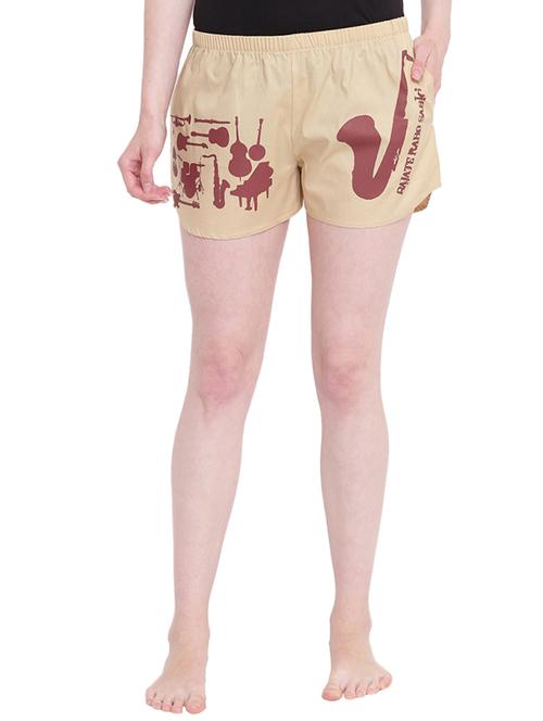 pocket patch graphic print shorts - 16302369 - Very Small Image - 1