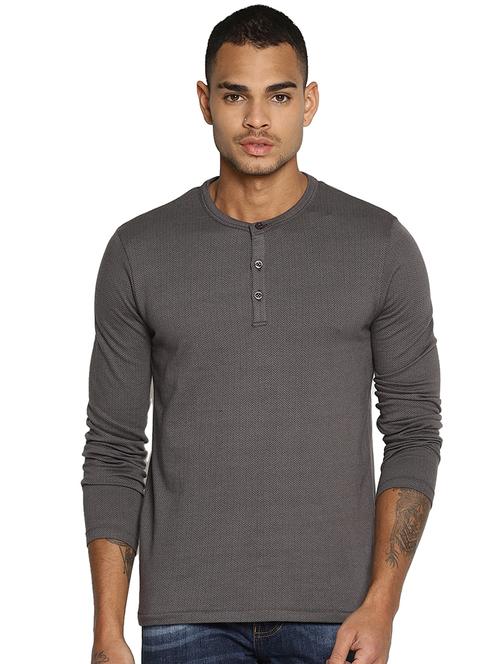 grey cotton tshirt - 16302862 - Very Small Image - 1