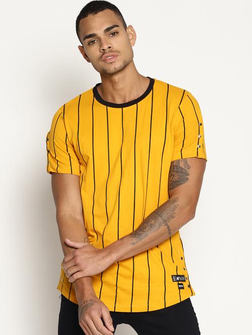 yellow striped t-shirt - 16302875 - Very Small Image - 1