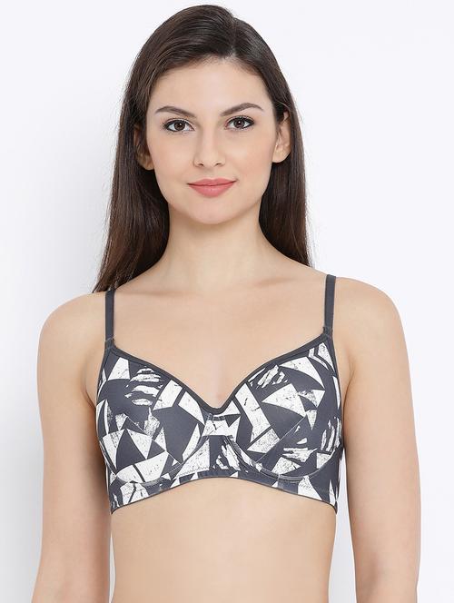 lightly padded abstract bra - 16303480 - Very Small Image - 1