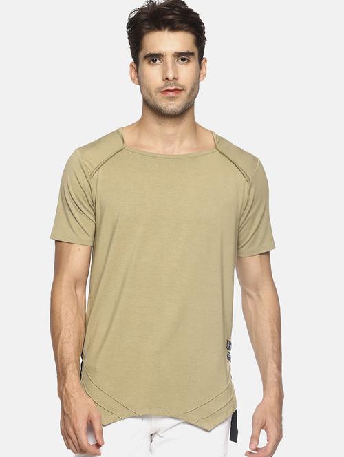 olive green raglan t-shirt - 16303682 - Very Small Image - 1