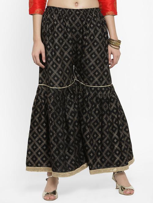 foil printed sharara - 16305115 - Very Small Image - 1