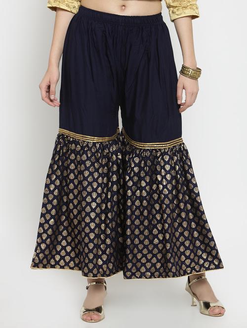 foil printed sharara - 16305120 - Very Small Image - 1