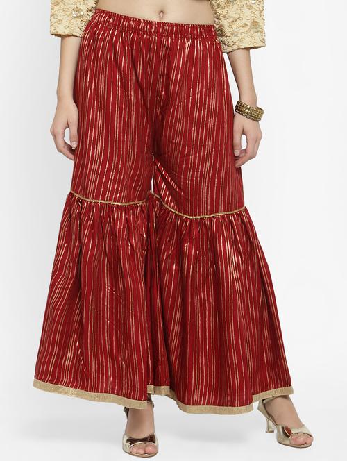 foil printed sharara - 16305129 - Very Small Image - 1