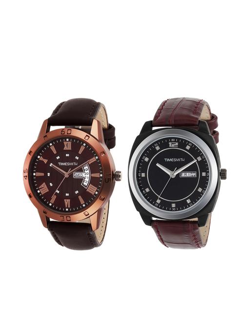 timesmith set of 2 analog watch combos tsc-001-013 - 16306153 - Very Small Image - 1