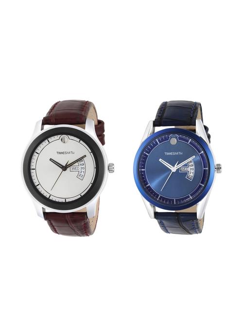 timesmith set of 2 analog watch combos tsc-002-005 - 16306157 - Very Small Image - 1