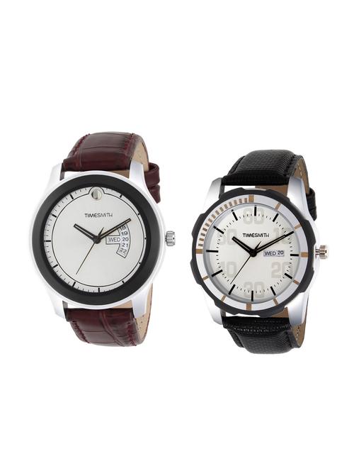 timesmith set of 2 analog watch combos tsc-002-006 - 16306158 - Very Small Image - 1