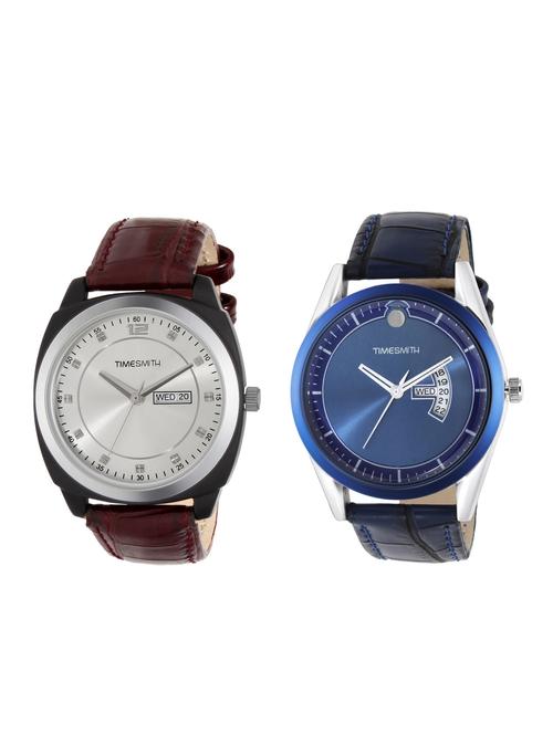 timesmith set of 2 analog watch combos tsc-003-005 - 16306164 - Very Small Image - 1