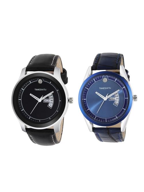 timesmith set of 2 analog watch combos tsc-004-005 - 16306171 - Very Small Image - 1