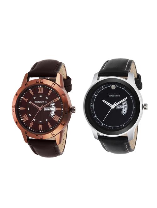 timesmith set of 2 analog watch combos tsc-004-013 - 16306176 - Very Small Image - 1