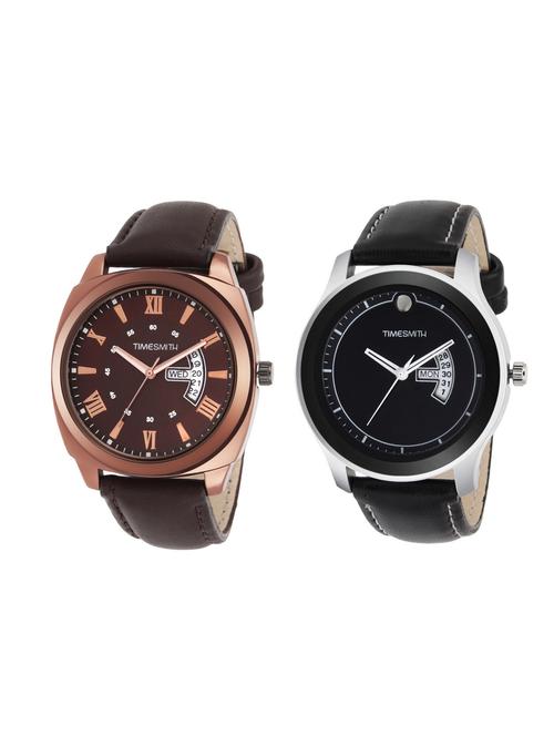 timesmith set of 2 analog watch combos tsc-004-014 - 16306177 - Very Small Image - 1