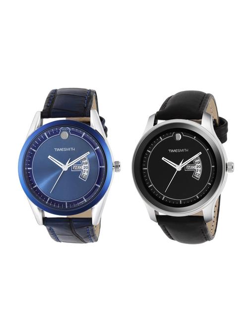 timesmith set of 2 analog watch combos tsc-005-011 - 16306180 - Very Small Image - 1