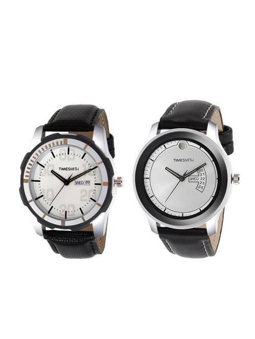 timesmith set of 2 analog watch combos tsc-006-012 - 16306186 - Very Small Image - 1