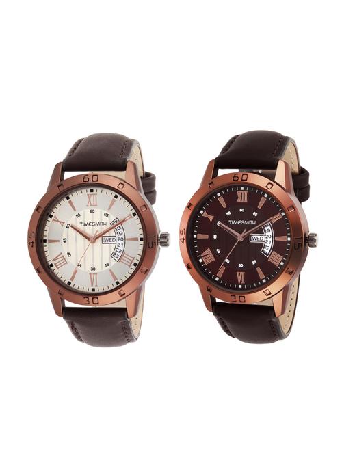 timesmith set of 2 analog watch combos tsc-007-013 - 16306191 - Very Small Image - 1