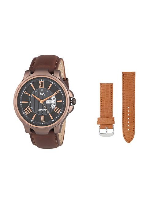 round dial analog watch (ddwm-023-wms-002) with an extra multi colored strap - 16306803 - Very Small Image - 1