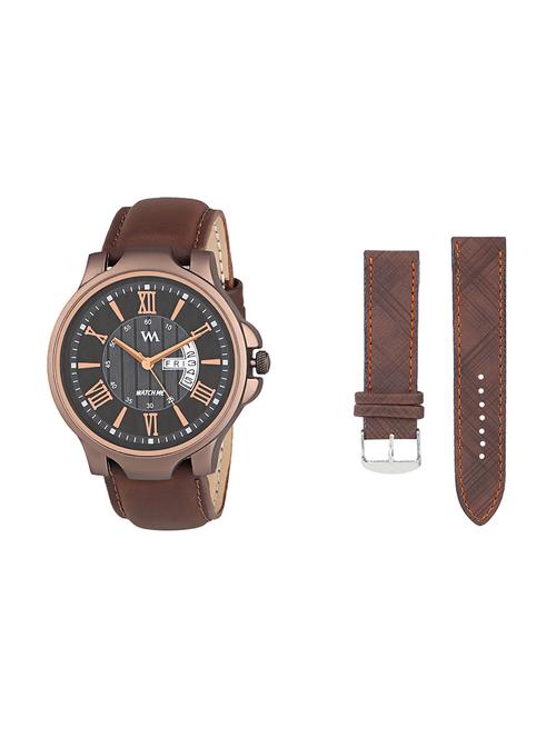 round dial analog watch (ddwm-023-wms-005) with an extra multi colored strap - 16306806 - Very Small Image - 1