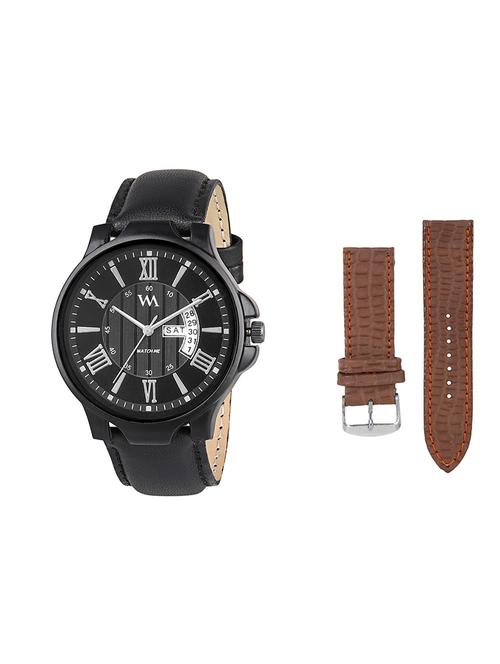 round dial analog watch (ddwm-036-wms-003) with an extra multi colored strap - 16306815 - Very Small Image - 1