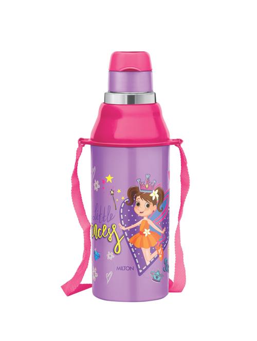 milton kool steelight-400 inner steel water bottle for kids, purple, 400 ml - 16309057 - Very Small Image - 1