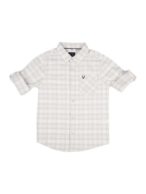 roll up sleeved checkered shirt - 16311022 - Very Small Image - 1
