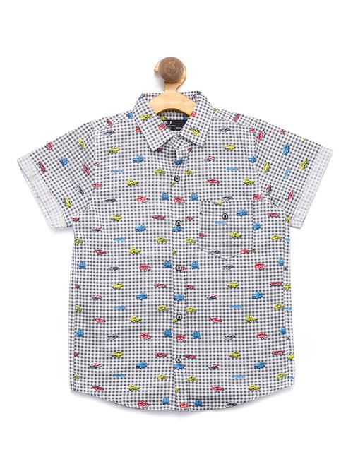 turn-up sleeved quirky shirt - 16311723 - Very Small Image - 1