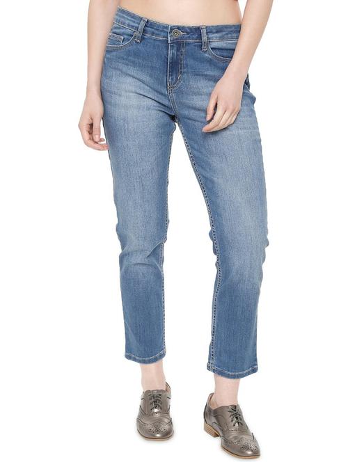 stone washed slim fit jeans - 16312135 - Very Small Image - 1