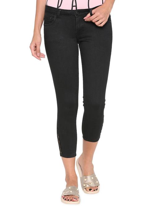 low rise cropped jeans - 16312138 - Very Small Image - 1