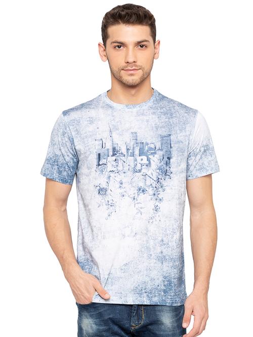 blue washed t-shirt - 16314356 - Very Small Image - 1