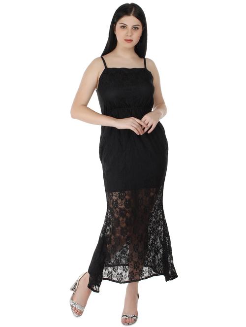 cami neck floral laced maxi dress - 16315180 - Very Small Image - 1