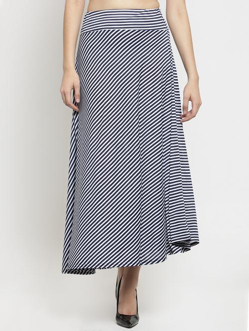 high rise striped skirt - 16315229 - Very Small Image - 1
