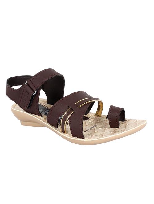 brown back strap sandals - 16315253 - Very Small Image - 1