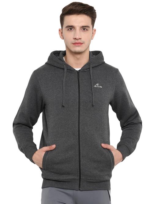 grey solid sweatshirt - 16316580 - Very Small Image - 1