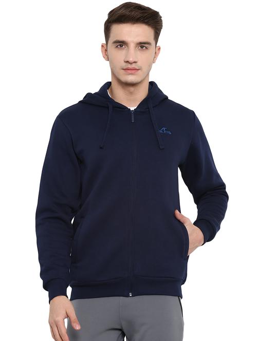 navy blue solid sweatshirt - 16316581 - Very Small Image - 1