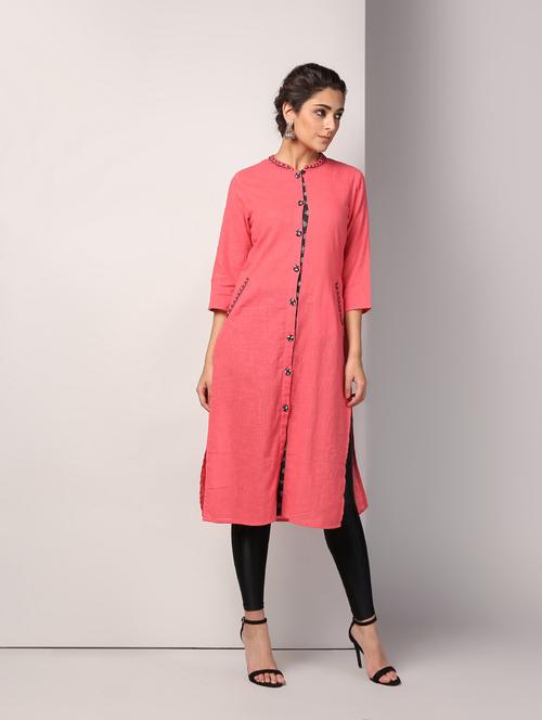 kaantha straight kurta - 16317141 - Very Small Image - 1